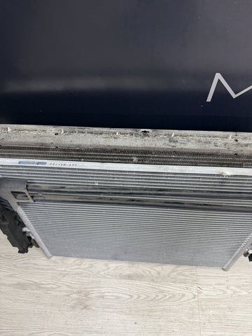 01-06 BMW E46 M3 Aluminum OEM Stock Factory Radiator + AC Condenser + Brackets