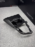 15-20 BMW F80 F82 F83 M3 M4 Front Cup Holder Center Console Trim White Stitching