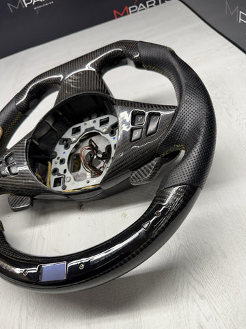 BMW E60 E63 E64 M5 M6 06-10 SMG Steering Wheel Carbon Fiber LED Performance