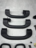 (4) Door Handles Headliner Trims 1996-1999 BMW E36 Coupe Interior Black OEM