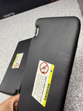 1999-2003 BMW E39 M5 Sun Visor Visors Black Nappa Leather Stitched Set OEM