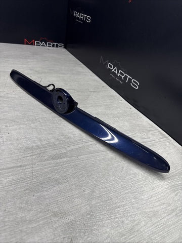 01-06 BMW E46 M3 Convertible Trunk Lid Grip Key Deck Handle Blue *2 Broken Tabs*