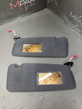 01-06 BMW E46 M3 Coupe Left Right Sunvisors Sun Visors Black Pair