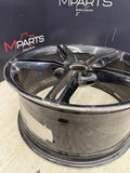 Porsche Taycan 96795 66158 OEM Wheel Rim 21x9.5 Front Gloss Black *Curbed