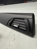 2016 - 2020 BMW F87 M2 CARBON FIBER FRONT INTERIOR TRIM PANEL SET OEM 8073751