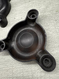 BMW E46 M3 FRONT STRUT TOWER PROTECTION CAPS COVERS PAIR 31312229458 OEM