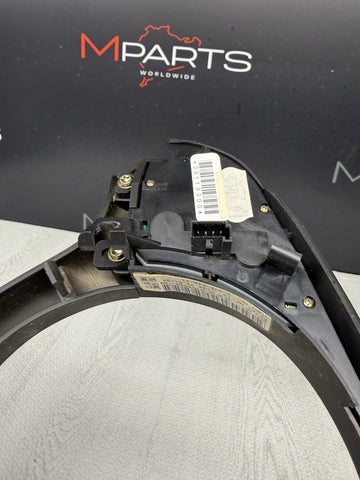 OEM 01-06 BMW E46 M3 Upper Lower Steering Wheel Trim Cover Plate Black