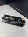 Racing 290mm Convex Mirror Black Frame No Tint