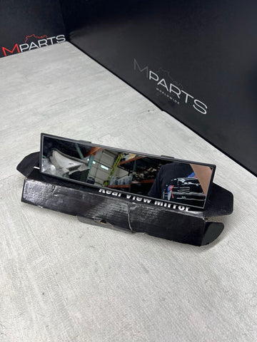 Racing 290mm Convex Mirror Black Frame No Tint