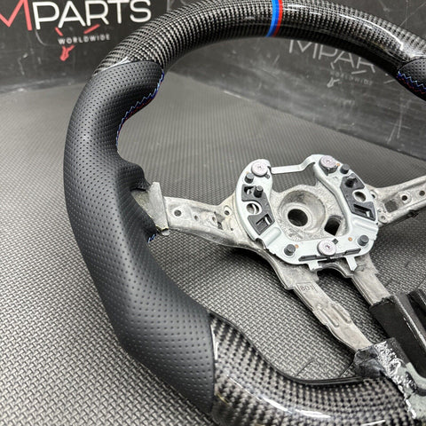 15-20 BMW F80 F82 F83 M3 M4 OHC Carbon fiber Steering Wheel Manual DCT