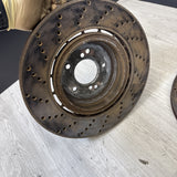OEM 06-10 BMW E60 E63 E64 M5 M6 REAR BRAKES DISCS ROTORS