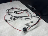 12V 185DB Loud Sound 4 Trumpet Red Train Air Horn Kit E46 M3 Wiring