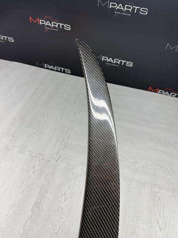 BMW 11-16 F10 540 550 M5 Trunk Lid Rear Spoiler Carbon Fiber Aftermarket