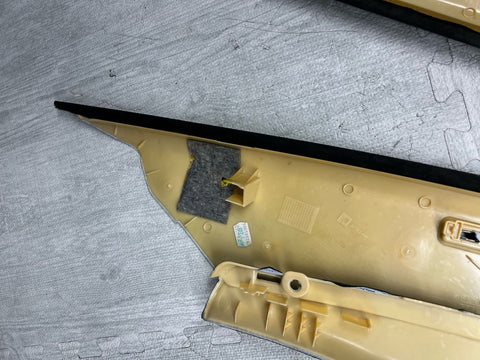 06-10 BMW E60 M5 5 SERIES SEDAN REAR INTERIOR C PILLARS PANELS OEM ALCANTARA