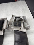 BMW E46 M3 OEM (2001-2006) BRAKE AIR INLET DUCTS + BRACKETS PAIR *1 BROKEN TAB