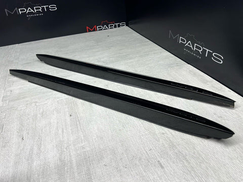 20-25 BMW G06 F96 X6M REAR LIFT GATE PANEL TRIMS MOLDINGS OEM GLOSS BLACK