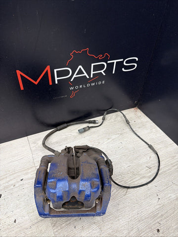 12-17 BMW M5 F10 M6 F06 F12 F13 Rear Brake Caliper w/ EPB Motor OEM Blue Right