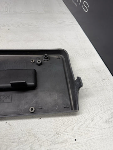 BMW E46 M3 01-06 Front License Plate Cover Base Bracket 51112694726 Jet Black
