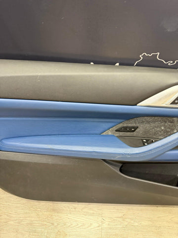 BMW 21-26 G82 G83 M4 Coupe Front Left Driver Side Door Panel Fjords Blue