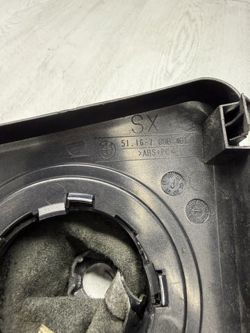 01-06 BMW E46 M3 Center Dome SMG Shift Plate Titan Shadow Grey