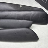 01-06 BMW E46 M3 Convertible Door Upper Arm Rest Armrest Pads Black *Notes*