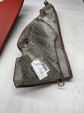 BMW F82 M4 Coupe Rear Sakhir Orange Leather Seat Side Bolsters Pair 8058134