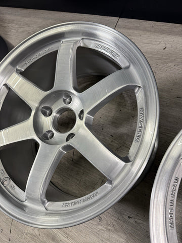 Volk Racing TE37 18” Wheels Rims 18x19.5 ET22 18x11 ET37 5x120 BMW E9X F8X M3