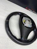 BMW 08-13 E90 E92 E93 M3 Manual Flatbottom Steering Wheel Leather Rewrapped