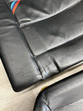 95-99 BMW E36 M3 Coupe Rear Bench + Folding Backrest Back Rest Seats Black