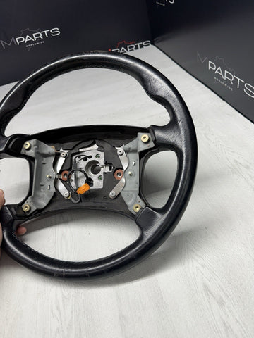 95-99 BMW E36 M3 Steering Wheel Black 4 Spoke