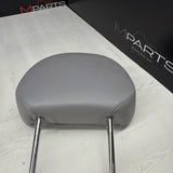 BMW E46 M3 01-06 Front Seat Headrest Head Rest Gray OEM