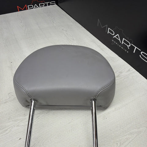 BMW E46 M3 01-06 Front Seat Headrest Head Rest Gray OEM