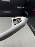 01-06 BMW E46 M3 Brushed Aluminum/Black Door Trim Armrest Front Left Driver