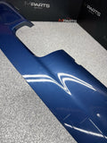 01-06 BMW E46 M3 Rear Bumper Lower Lip Diffuser Trim Panel OEM Topaz Blue