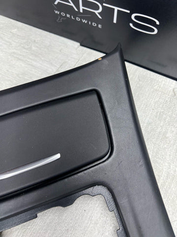09-13 BMW E90 E92 M3 MANUAL CCC LEATHER CENTER CONSOLE TRIM