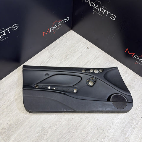 01-06 BMW E46 M3 DRIVER LEFT SIDE DOOR PANEL CARD BLACK OEM