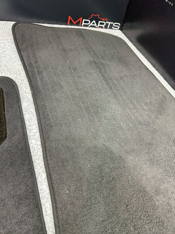 Genuine 01-06 BMW E46 M3 Convertible Carpets Floor Mats Black Front & Rear