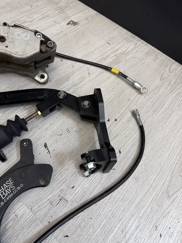 BMW E46 M3 01-06 Chasebay Hydro Hand Brake Assembly Wilwood Caliper Assembly