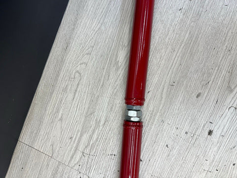 01-06 BMW E46 325 330 M3 Coupe Lower SeatBelt Seat Belt Holder Bar Brace Red