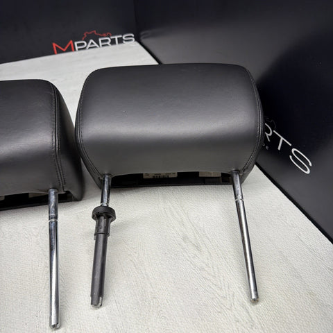 2001-2006 BMW E46 M3 Convertible Black Rear Headrests Head Rests Pair