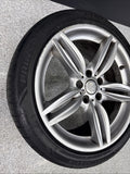 OEM BMW F10 F13 Front Wheel Rim 19x8.5 ET33 M Double Spoke Style 351 Silver