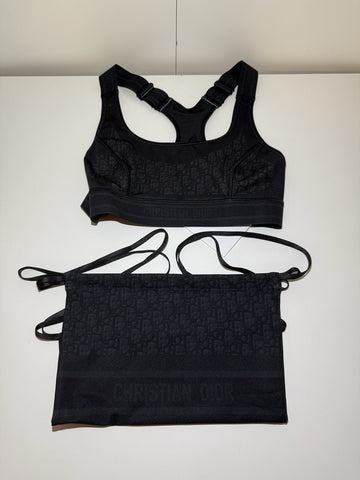 NEW Christian Dior Cut & Sew Top XS Extra Small 213T01A4051