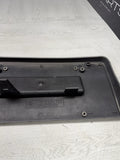 BMW E46 M3 01-06 Front License Plate Cover Base Bracket 51112694726 Jet Black