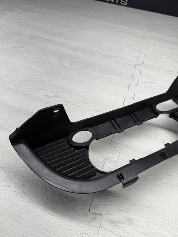 01-06 BMW E46 CONVERTIBLE REAR SEAT ROLLOVER BAR TRIM COVER 8204279 OEM BLACK