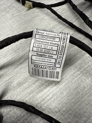 OEM BMW F90 M5 G30 Rear PDC Parking Distance Harness