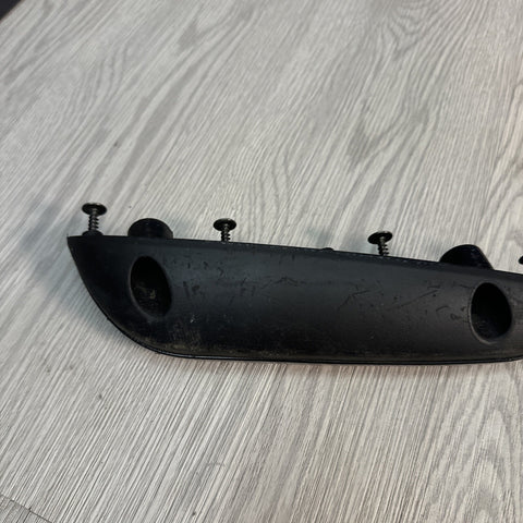 01-06 BMW OEM E46 M3 Titan Shadow Black Vert Trim Armrest + Pad Left Driver Rear