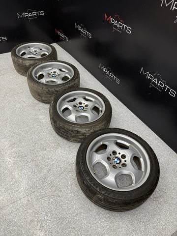 95-99 BMW E36 M3 OEM 17" Staggered M Contour Set of 4 Wheels Rims