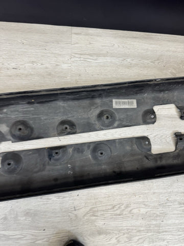 01-06 BMW E46 M3 Rocker Panel Side Skirts OEM Carbon Black *Notes*