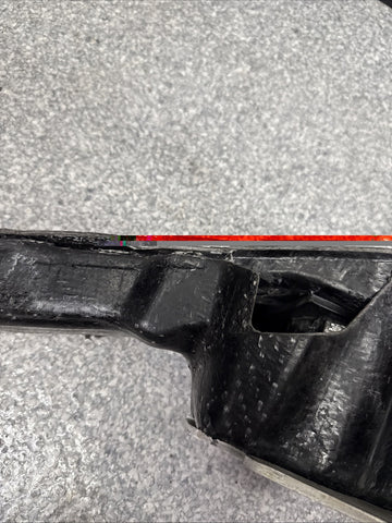 01-06 BMW E46 M3 Front Bumper Rebar Reinforcement Beam *Cracked*