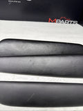 01-06 BMW OEM E46 M3 Coupe Trim Armrest Pads Set Black 8238622